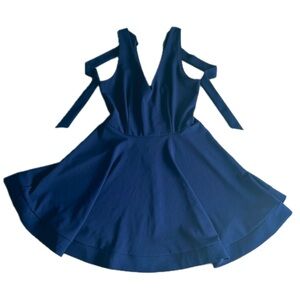 Elegant Navy Blue Dress